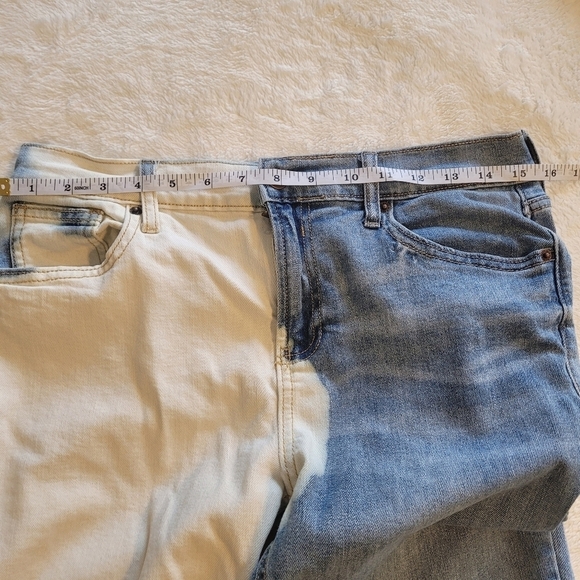 Old Navy 90s The Power Jean Perfect‎ Straight Ankle Bleached Leg Women's Size 8 - Picture 13 of 15